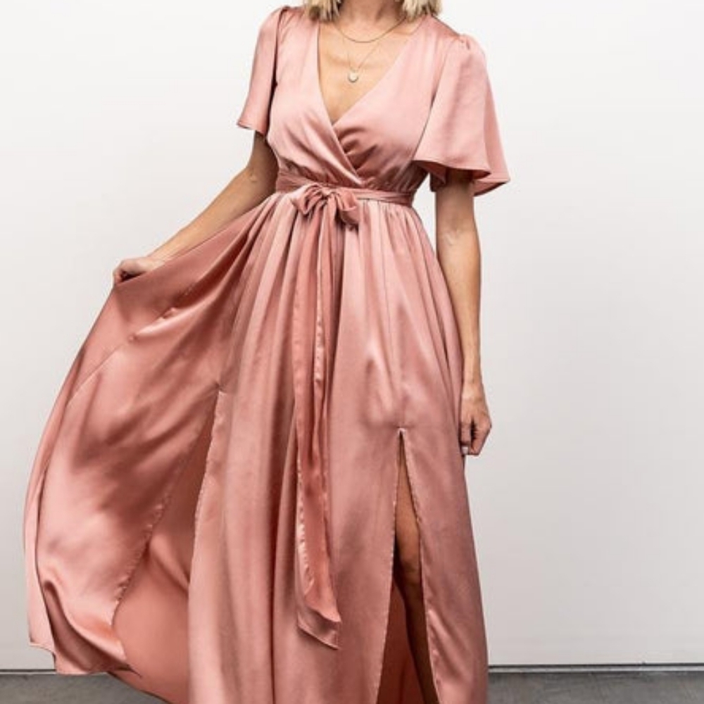 Baltic Born Sicily Satin Maxi Dress